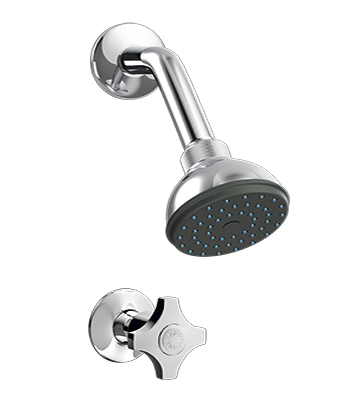 Llave de ducha agua fría con salida