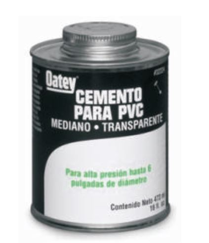 Cemento para PVC Negro